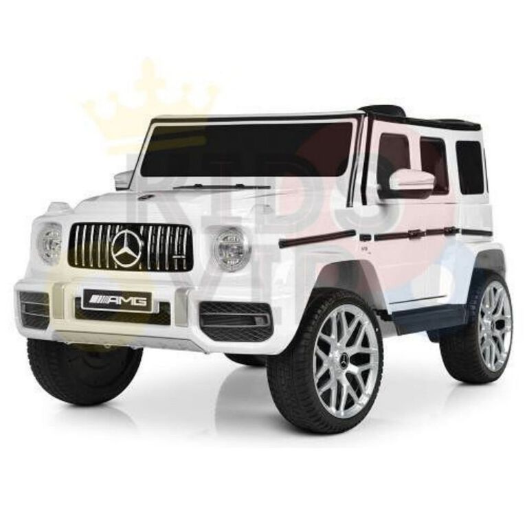 KidsVip 12V Kids & Toddlers Mercedes G63 Ride on car w/Remote Control - White