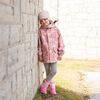 Kids Fleece Lined Rain Jackets  | White Tulip - 4T (4-5Y)