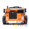 KidsVip 12V Construction Dump Truck w/ RC- Orange - English Edition