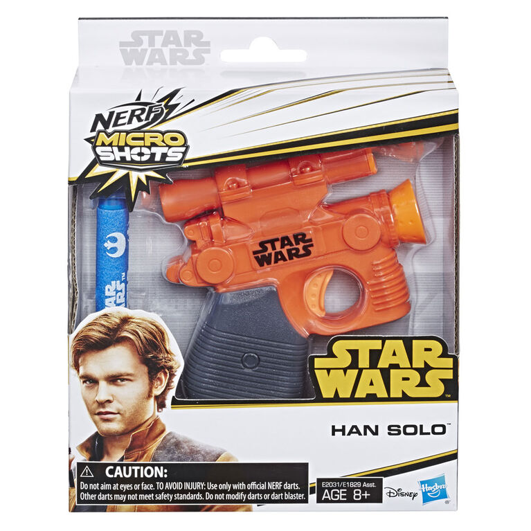 Nerf MicroShots Star Wars Han Solo Blaster