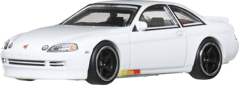 Hot Wheels Team Transport Truck & Race Car, Gift for Racing Collectors