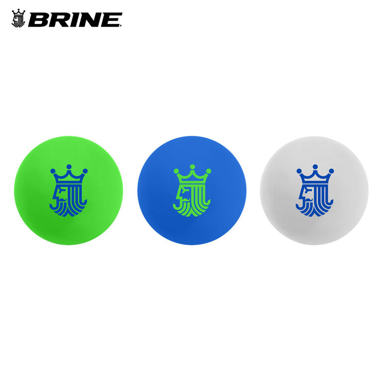 Brine High Bounce Lacrosse Balls - 3 Pack