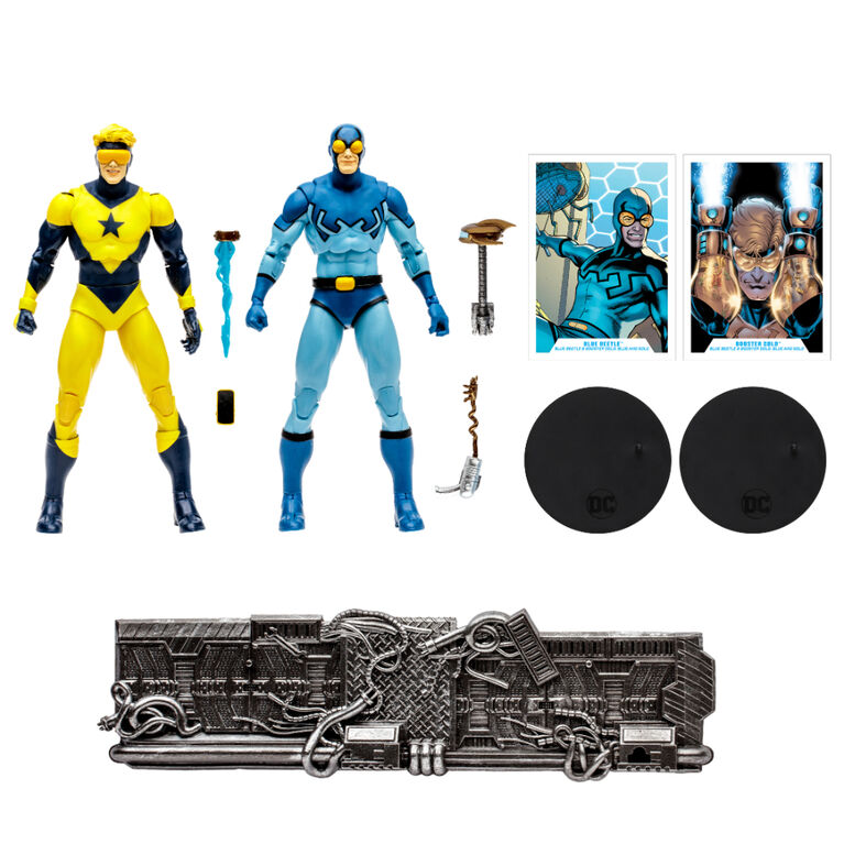 DC Multiverse - Blue Beetle and Booster Gold 2 Pack