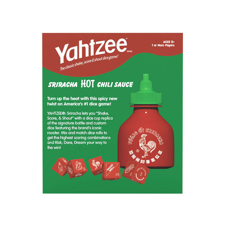 USAopoly YAHTZEE: Sriracha - English Edition