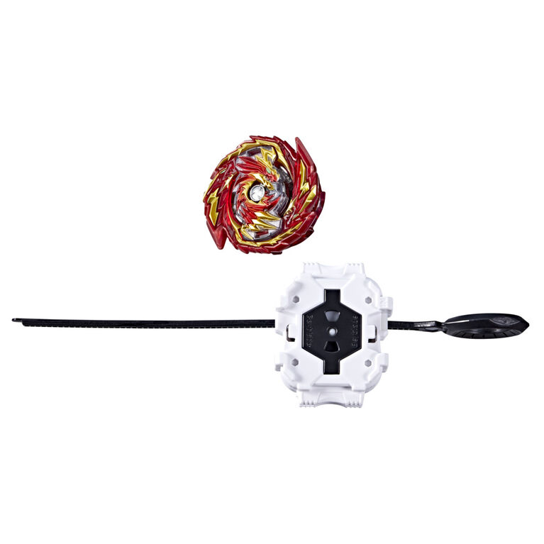 Beyblade Burst Pro Series, Starter pack Master Devolos avec toupie de compétition de type équilibre et lanceur