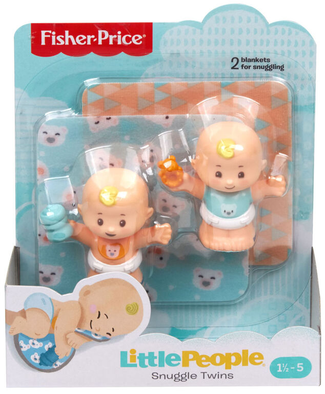 Fisher-Price Little People Babies Snuggle Twins