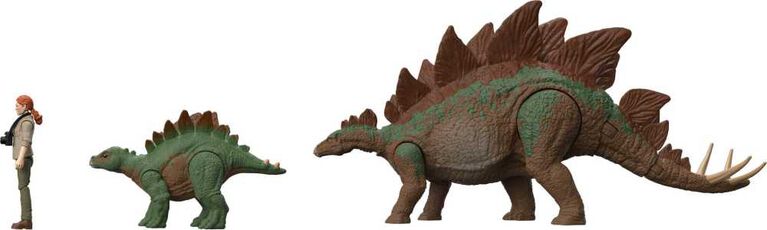 Jurassic World Dominion Legacy Collection Dr. Sarah Harding and 2 Stegosaurus - R Exclusive