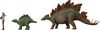 Dr Sarah Harding et dinosaures Stégosaure bébé et adulte Collection Héritage Jurassic World: Dominion, figurines articulées authentiques - Notre exclusivité