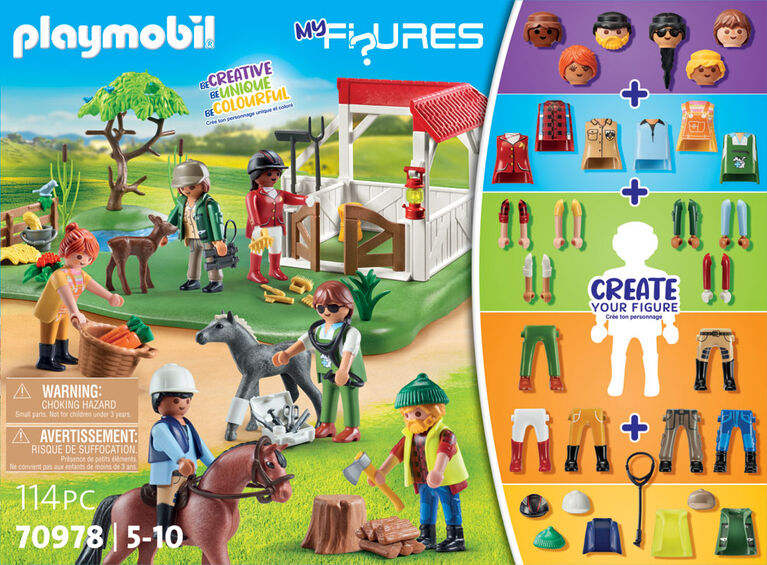Playmobil - My Figures: Ranch équestre