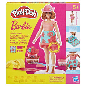 Play-Doh Barbie Florals and Fringe Doll Set