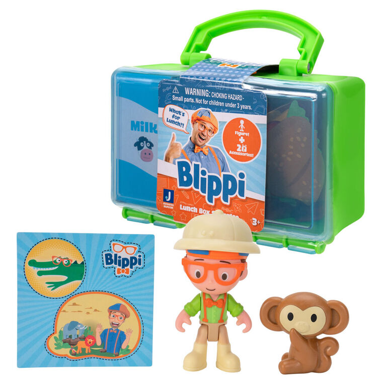 Figurines mystère Blippi de luxe - thème de gardien de zoo