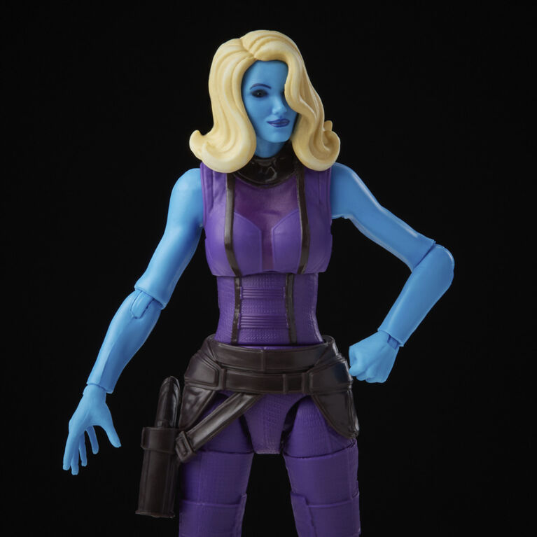 Marvel Legends Series 6-inch Scale Action Figure Toy Heist Nebula and 2 Build-a-Figure Parts