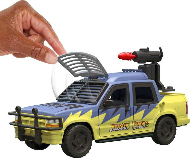 Jurassic Park Track and Explore Vehicle Set, 1 Dinosaur and 2 Accessories