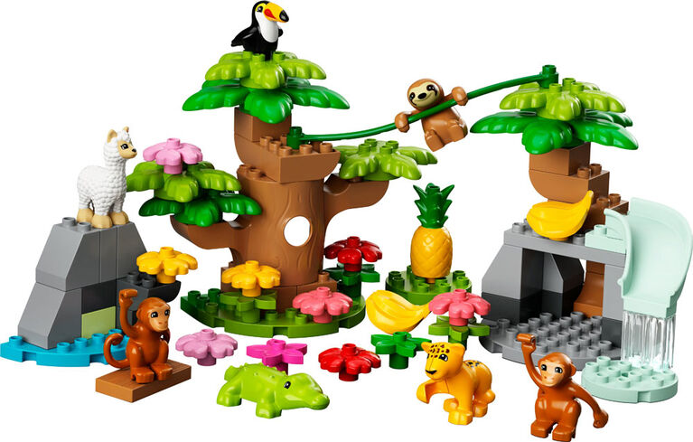 Figurines d'animaux G - Animaux de la jungle sauvage pour enfants