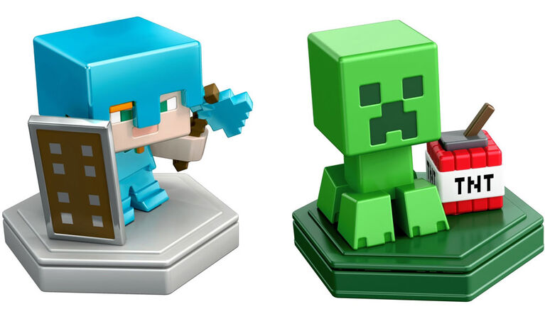 Minecraft - Earth -  Boost - Mini-figurines - Coffret de 2