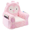 Soft Landing Sweet Seats -  Pink Owl Character Chair
