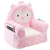Soft Landing Sweet Seats - Pink Owl Character Chair