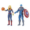 Marvel Avengers : Phase finale Duo de Capitaine America et Capitaine Marvel.