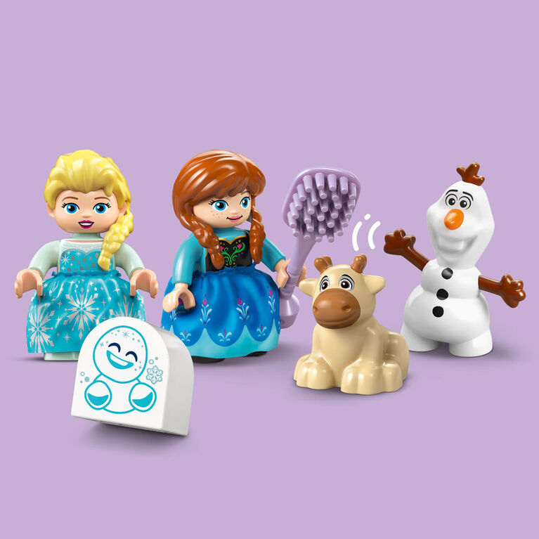 LEGO DUPLO Disney Anna and Elsa's Frozen Castle Party - Toddler Toy for Girls and Boys 2+ - 10455