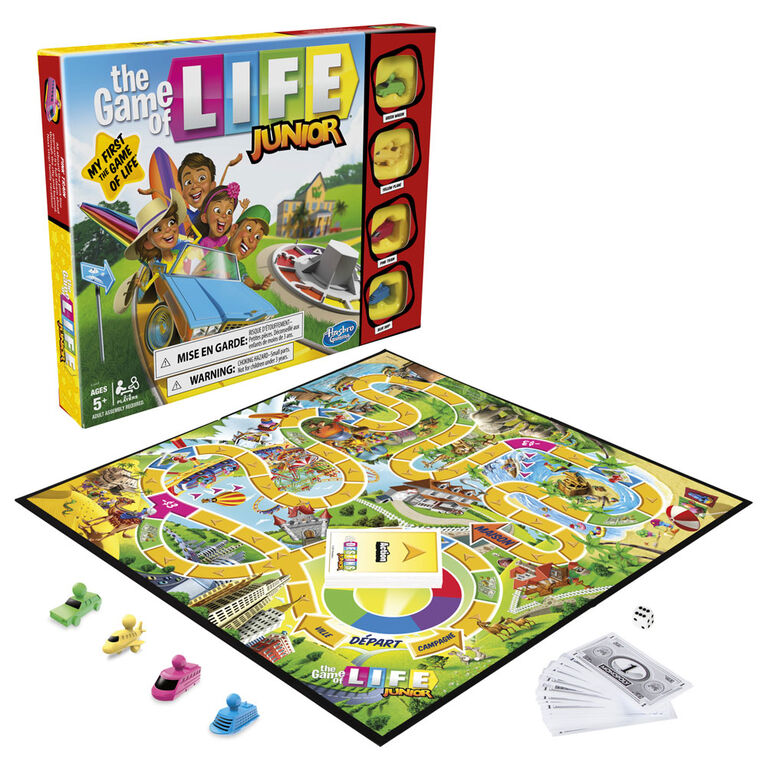 Jeu Destins Le jeu de la vie Junior (Version Anglaise)