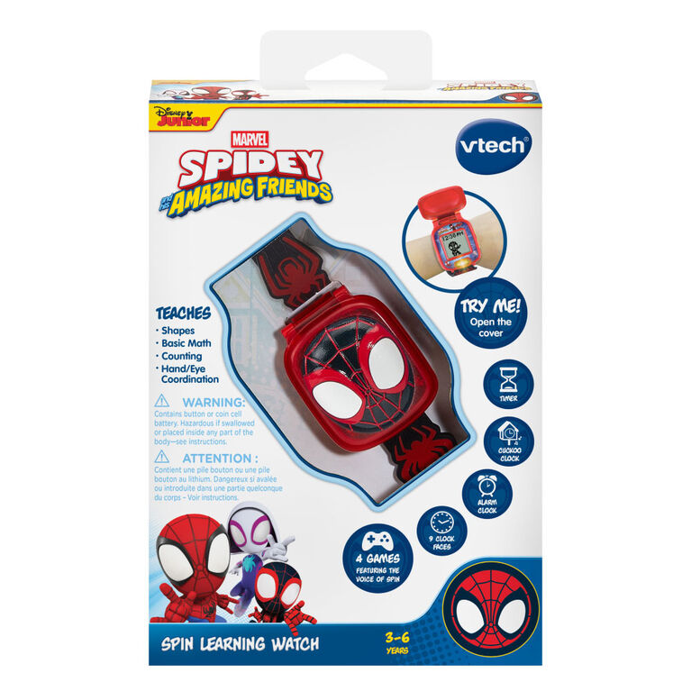 VTech Spidey and His Amazing Friends Spin Learning Watch - English Edition