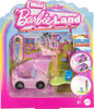 Barbie Mini BarbieLand Doll & Toy Vehicle Sets, 1.5-inch Barbie Doll & Iconic Toy Vehicle with Color-Change Surprise - Convertible