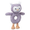 Baby GUND Baby Toothpick Quinn Owl Rattle Plush Stuffed Animal, Purple, 7.5"