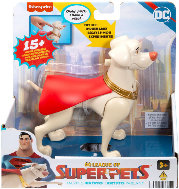 Fisher-Price - DC League of Super-Pets - Figurine - Krypto parlant