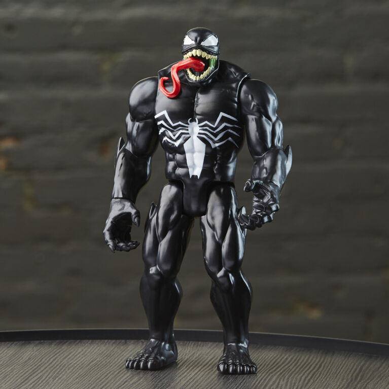 Marvel Spider-Man Titan Hero Series, figurine de collection Deluxe Venom de 30 cm