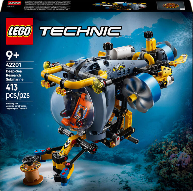 LEGO Technic Deep-Sea Research Submarine Toy - Creative and Unique Gift Idea for Birthdays - 42201