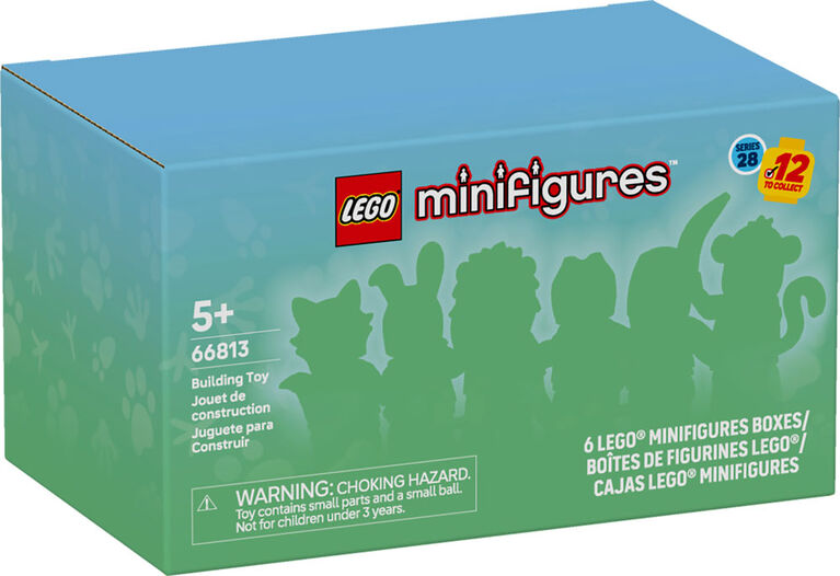 LEGO Minifigures Animal Series 28 6 Pack - Mystery Box Toys for Kids, Boys & Girls, Ages 5+ - 66813
