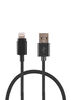 Vivitar - 5 ft Braided Lightning Cable - Black