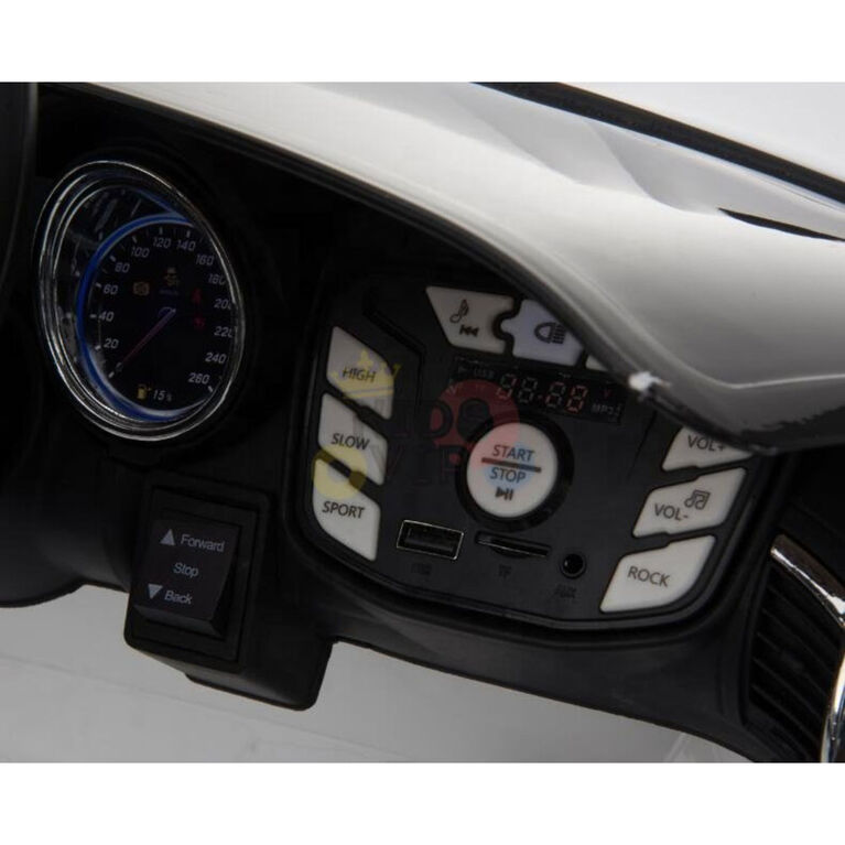 KidsVip 12V Kids & Toddlers Jaguar F Type Ride On Car w/Remote Control - White