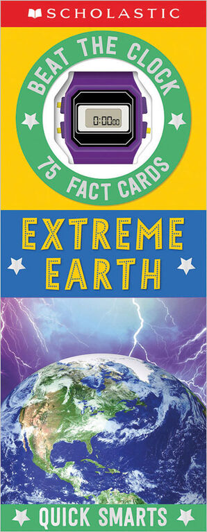 Scholastic Early Learners: Quick Smarts Extreme Earth Fast Fact Cards - English Edition