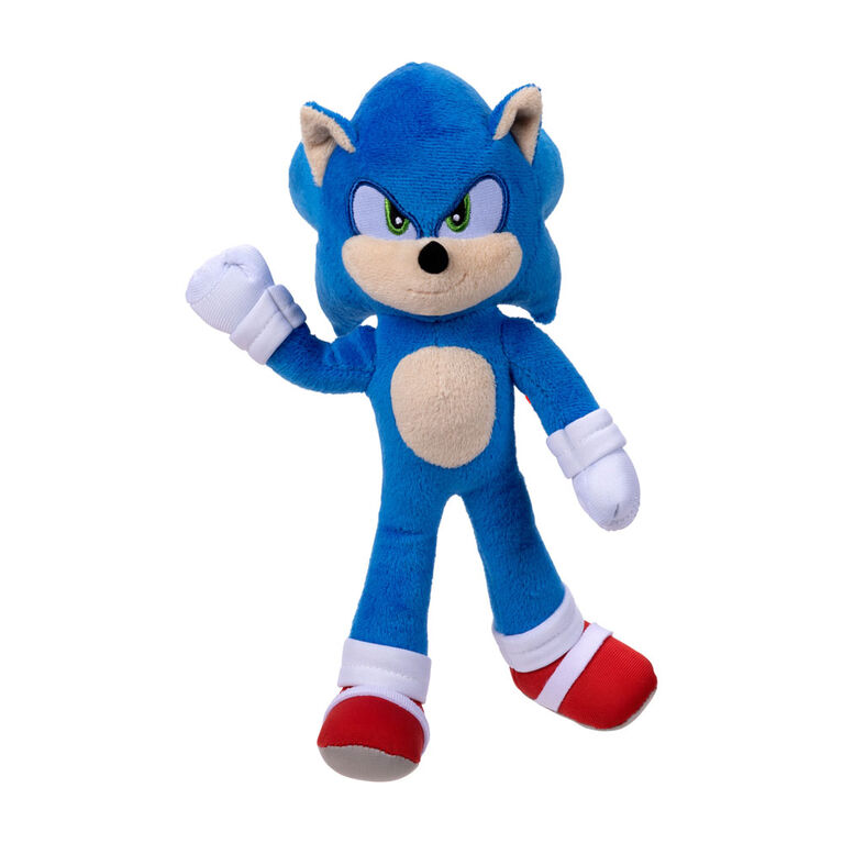 Peluche Sonic de 9 pouces du film Sonic le Hérisson 2 