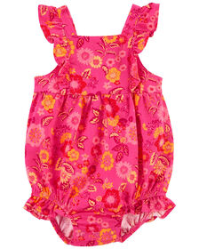 Carter's Floral Bubble Romper 3M