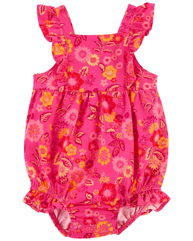 Carter's Floral Bubble Romper 3M