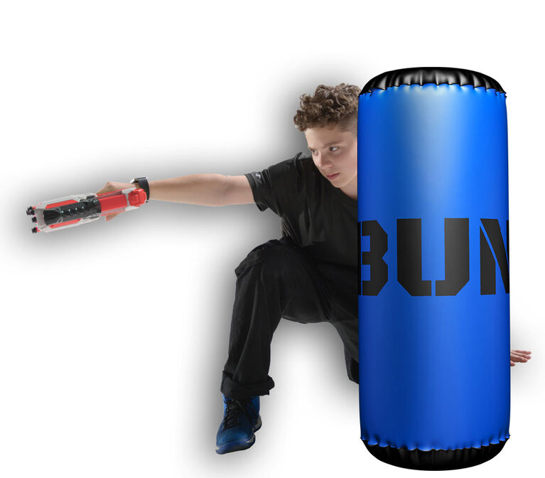 BUNKR Inflatable Blue Barrel for Blaster Battles