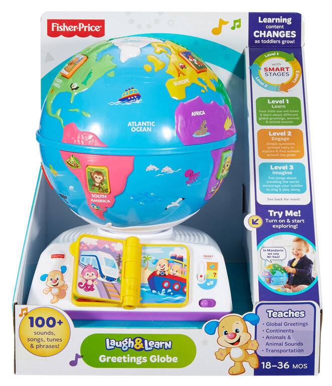 Fisher-Price Laugh & Learn Greetings Globe - English Edition