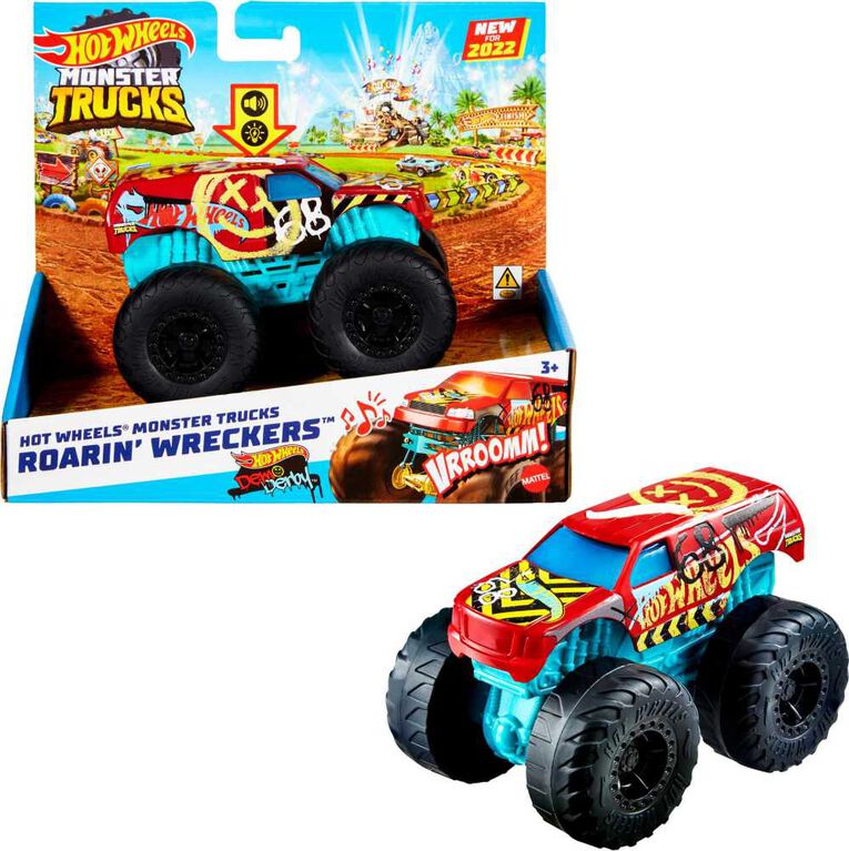 Hot Wheels Monster Trucks Roarin' Wreckers Demo Derby Toys R Us Canada