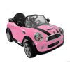 Avigo - Porteur Mini Cooper electrique de 6 volts - rose.