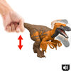 Jurassic World Rebirth Wild Roar Utahraptor Dinosaur Toy, Tail Controlled Attack Chomp & Sound