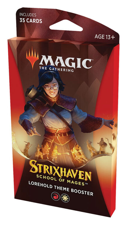 Protège-cartes booster Thème " Strixhaven : l'Académie des Mages " de Magic Le Rassemblement - Édition anglaise
