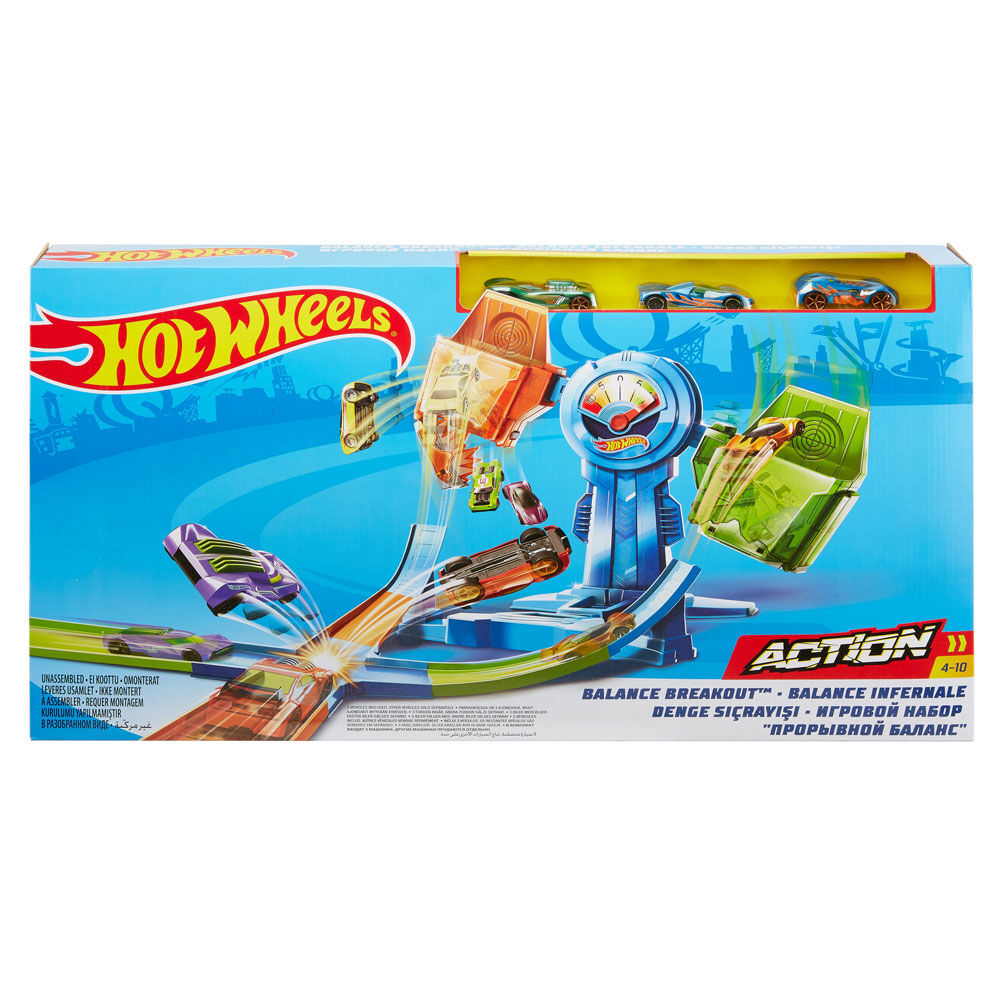 Hot wheels balance clearance breakout playset