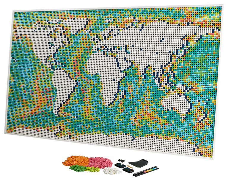 LEGO ART Carte du monde 31203 (11695 pièces)