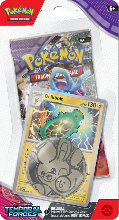 Pokemon SV5 "Temporal Forces" Checklane Blister - English Edition