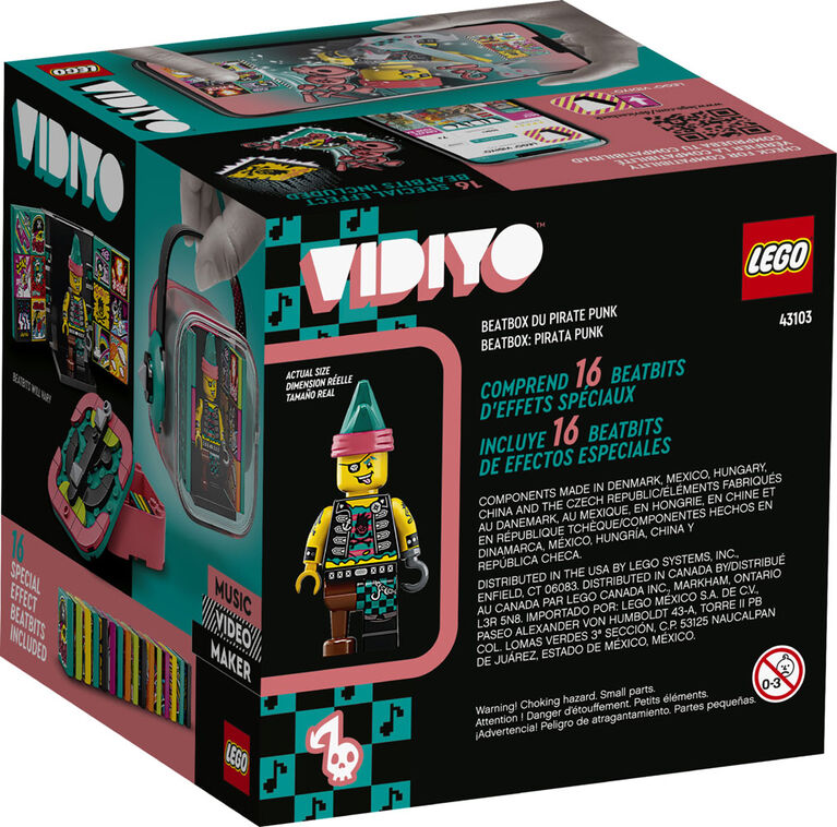 LEGO VIDIYO Punk Pirate BeatBox 43103 (73 pièces)