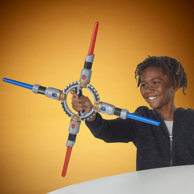 Star Wars Galaxy's Edge Atelier de sabres laser, sabre laser de Chevalier  Jedi - Notre exclusivité