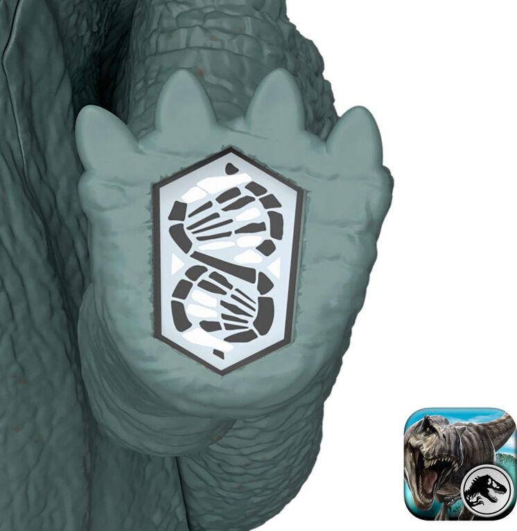 Jurassic World Rebirth Wild Roar Maiasaura Dinosaur Toy, Tail Controlled Attack Chomp & Sound