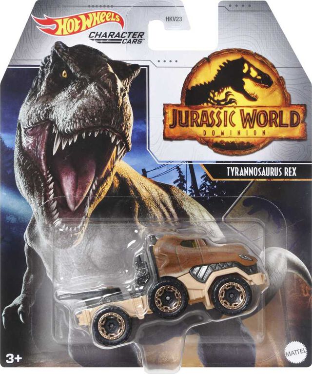 Hot Wheels Jurassic Park Tyrannosaurus Rex Character Car